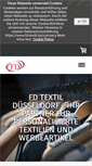 Mobile Screenshot of fd-textil.de
